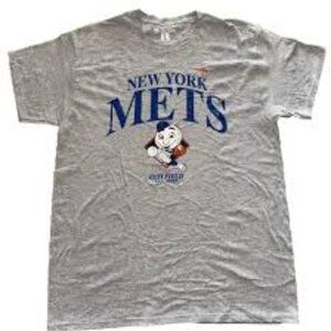 NY METS, SHIRT, MR Met, TEE SHIRT TOSS SGA  CITI FIELD MLB,  SIZE Medium, 2025